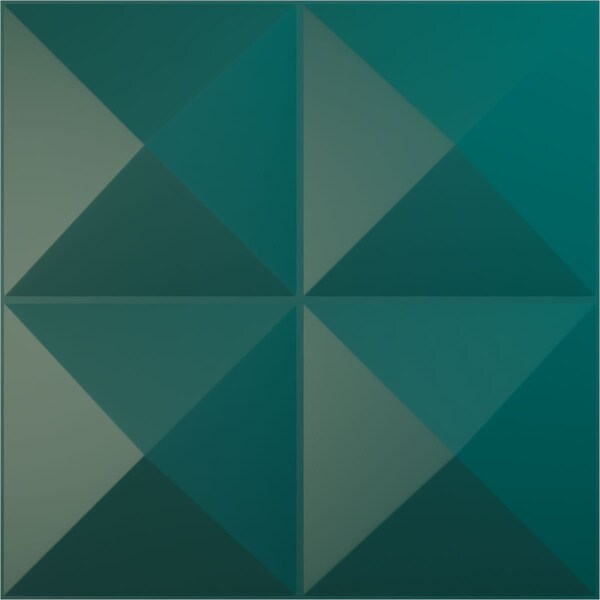 Ekena Millwork 11 7/8in. W x 11 7/8in. H Tirana EnduraWall Decorative 3D Wall Panel Covers 0.98 Sq. Ft. WP12X12TIGLN - main